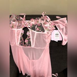 Two piece babydoll nighty